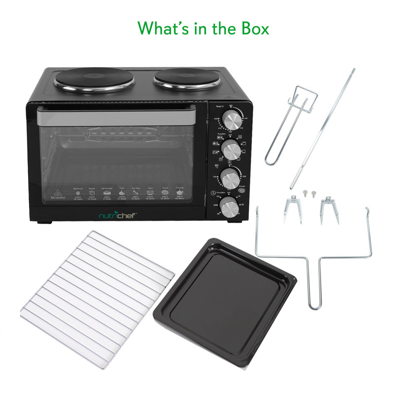 NutriChef MultiFunction Countertop Oven & Reviews Wayfair